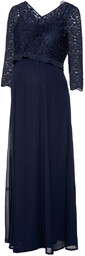 esmara Długa sukienka ciążowa, 1 sztuka Granatowy