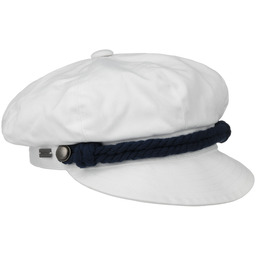 Czapka Żeglarska Damski by Betmar, biały, One Size