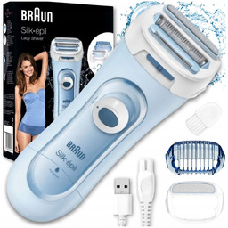 WODOODPORNA GOLARKA BRAUN DEPILATOR DO WŁOSÓW CIAŁA, BIKINI,