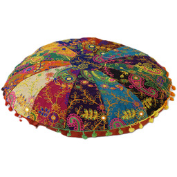 Pufa Medytacja Mandala Patchwork Joga Łuska Gryki