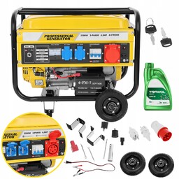 Profesjonalny Agregat Prądotwórczy 2200 3 fazy 230V 380V