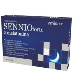 VITADIET SENNIOforte z melatoniną, 30 kapsułek