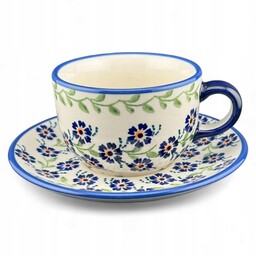 Filiżanka ze spodkiem 180 ml Unikat dek. VB03