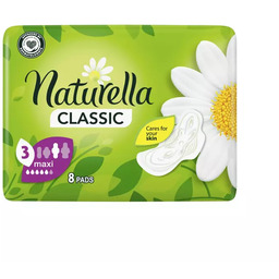 Naturella Classic MAXI podpaski ze skrzydłami 8szt.