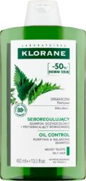 Klorane, seboregulujący szampon z pokrzywą, 400 ml