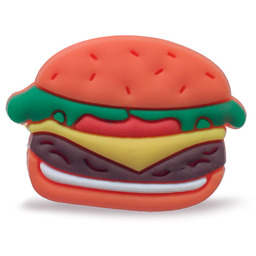 Hamburger przypinka do crocs, kroksy, ozdoba