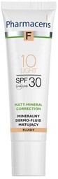 PHARMACERIS F Mineralny dermo-fluid matujący SPF30 - 10