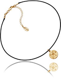 Choker z zawieszką kwiat hawajski