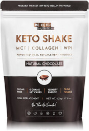 BeKeto Diet Keto Shake  Naturalna Czekolada 500g