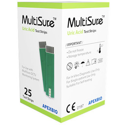 Paski pomiar kwasu moczowego Multisure GCTU 25 sztuk