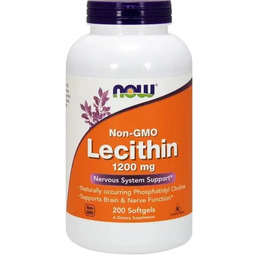 Now Foods Lecytyna (Bez Gmo) 1200 Mg -