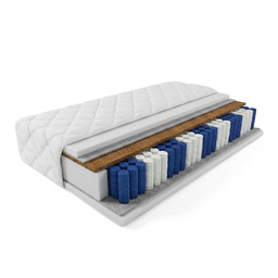 Materac kieszeniowy + Kokos - model KASTOR 160x200x24