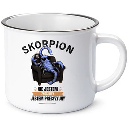 SKORPION nie jestem złośliwy jestem precyzyjny - kubek