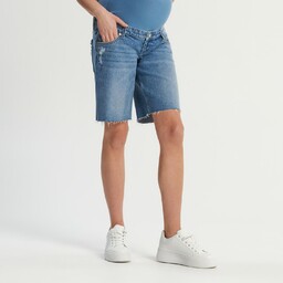 Sinsay - Szorty jeansowe MAMA - Niebieski