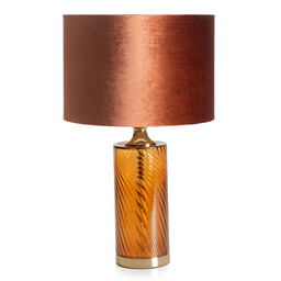 Eurofirany Lampa dekoracyjna 33x23x55 Brenda 02 miętowa jasna