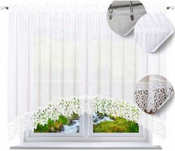 Firana gotowa z gipiurą 150x600 w Łuk firany