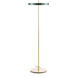 Lampa Podłogowa UMAGE, Asteria Floor, ściemnialny, zielony, salon,