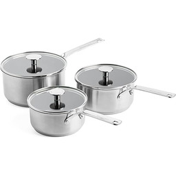 KitchenAid Ceramiczny nieprzywierający rondel ze stali nierdzewnej, bez