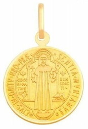 Złoty Medalik św. Benedykt pr 585
