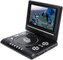 Przenośny odtwarzacz DVD z filmami samochodowymi CD/funkcja gier