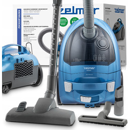Odkurzacz Workowy Bezworkowy 2w1 Zelmer Radek ZVC032P 800W