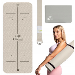 Mata Do Ćwiczeń Jogi Pilatesu Gimnastyczna Tpe Antypoślizgowa