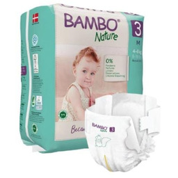 BAMBO Nature 3 (M 4-8kg) Pieluszki, 28 szt.