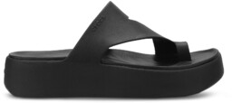Japonki Crocs Getaway Platform Toe Loop 210834 Czarny