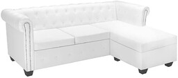 Elior Narożnik z leżanką w stylu Chesterfield Charlotte