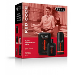 STR 8 Zestaw prezentowy Red Code (Woda toaletowa