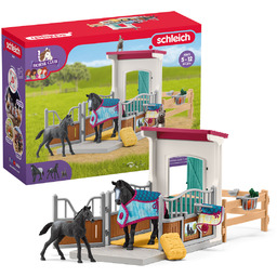 Schleich Boks dla konia z klaczą i źrebakiem