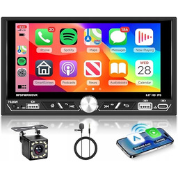 Radio Samochodowe 6,8 Cala Fm/am/rds 2USB/typ C Ekran