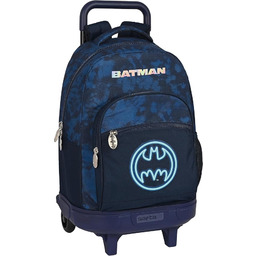 Safta Batman Legendary Duży plecak z kółkami, kompaktowy,