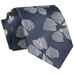 Męski Krawat - ALTIES - Klasyczny - Kwiaty