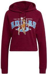 Bluza damska Adidas Disney Bambi bordowa bawełniana-L