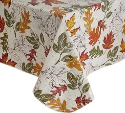 Elrene Home Fashions Harvest Vintage Leaves wodoodporny