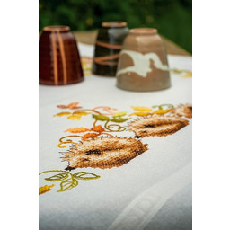 Vervaco obrus zestaw, ecru, 80x80 cm