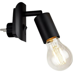 BRILONER Lampa wtykowa, 9,5 cm, maks. 25 W,