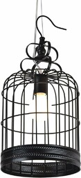 BRITOP Lighting Lampa wisząca Cage czarna SP-9501104