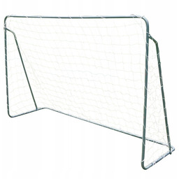 Stalowa Bramka Piłkarska Treningowa Stelaż Zestaw Kotwy 240x150CM