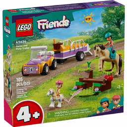 LEGO 42634 Friends, Przyczepka dla koni i kucyka