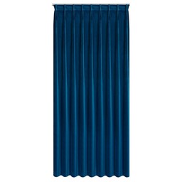 Eurofirany Zasłona 125x270 Melanie granatowa welwetowa gotowa