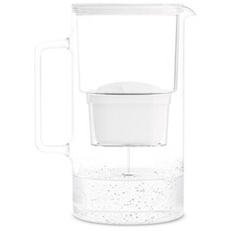 WESSPER Dzbanek filtrujący B2 Borosilicate Biały + 3