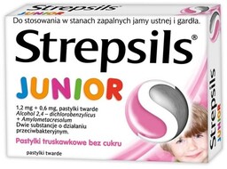 Strepsils Junior x24 pastylki do ssania