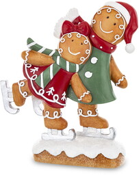 Figurka dekoracyjna piernik ciasteczko para 20x15x6 165376