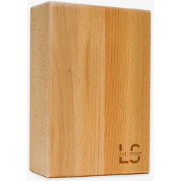 Kostka do jogi drewniana Line Sport - naturalne