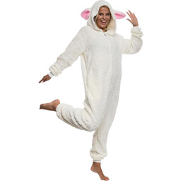 Funziez! Jednoczęściowa piżama ze zwierzętami szerpy, pluszowa, unisex,
