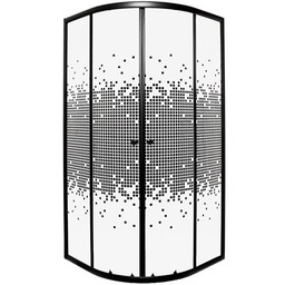 Kabina prysznicowa półokrągła Kerra Pixel BL Solo 80x80