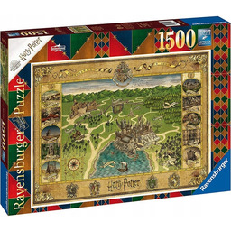 Puzzle 16599 Ravensburger 1500 elementów Puzzle 1500 Mapa
