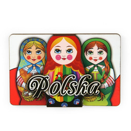 Magnes MDF Polska 3 Matrioszki